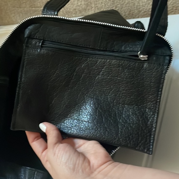 Real leather Black Tote - Picture 5 of 12